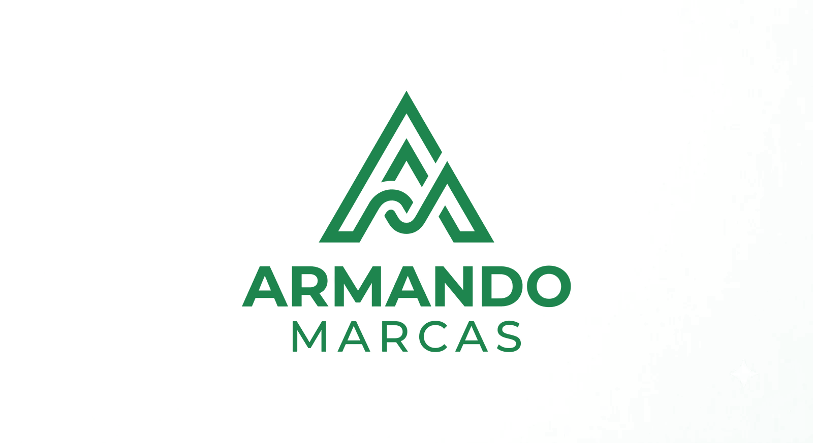 Armando Marcas Logo Verde Transparente